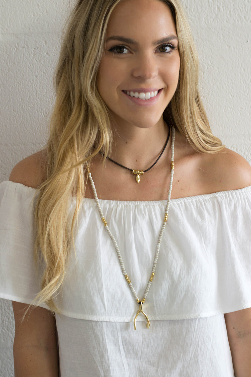 Wishbone Necklace Louisa Guild Jewelry