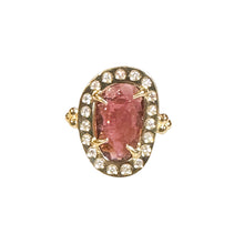 Tourmaline Diamond ring