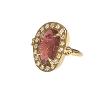 Tourmaline Diamond ring