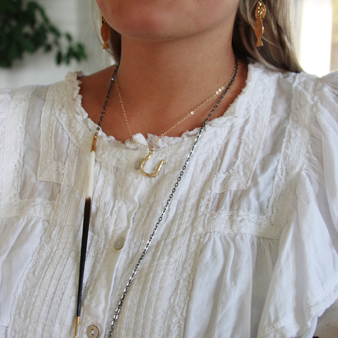 Horse shoe Necklace