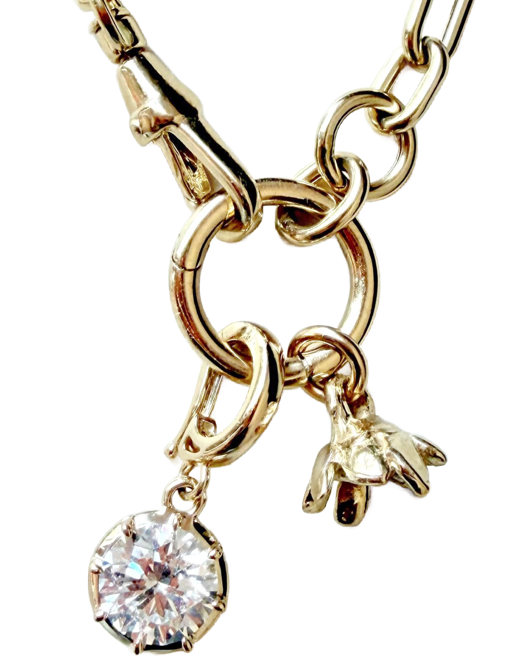 Theresa Long and short cable 14k Gold Chain