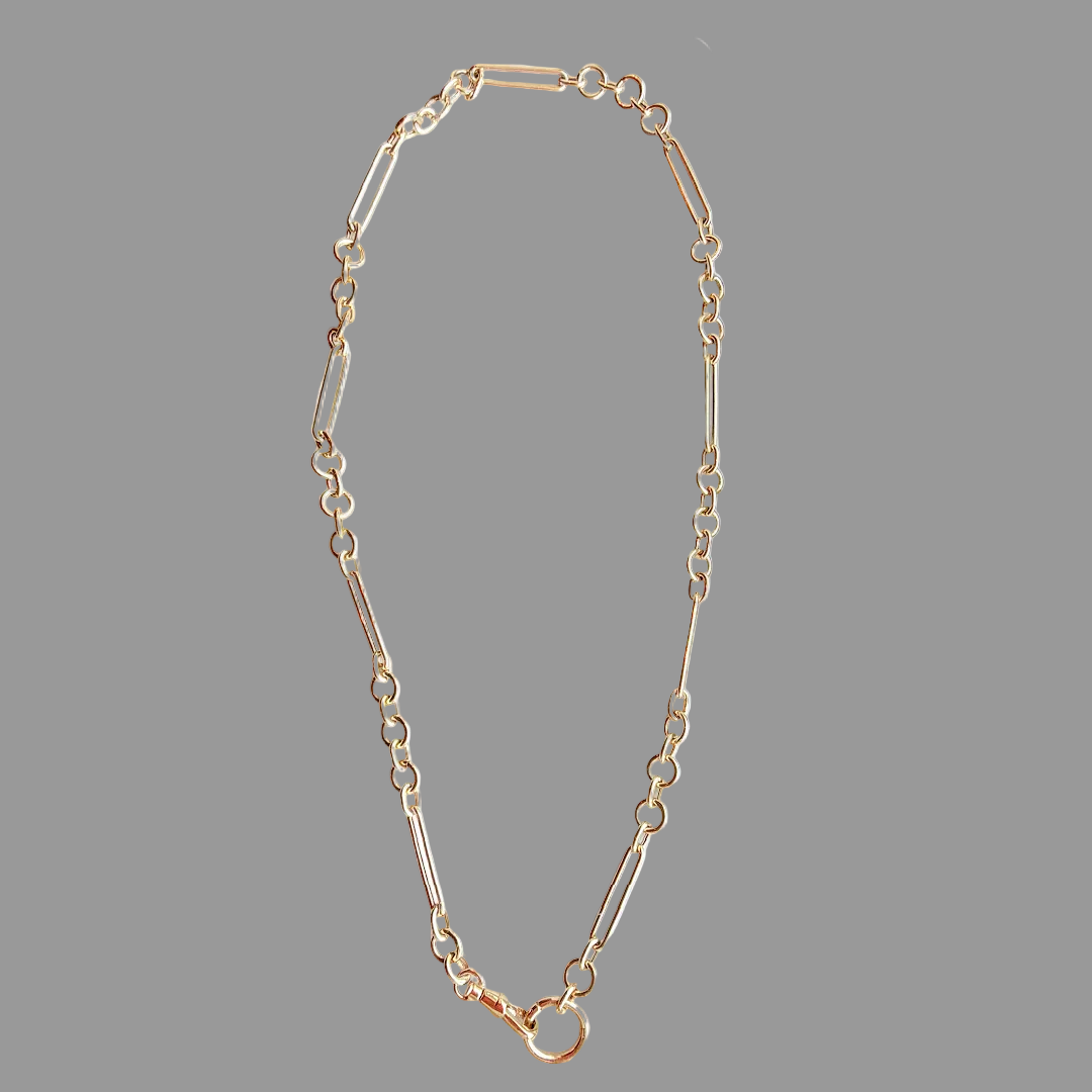 Theresa Long and short cable 14k Gold Chain