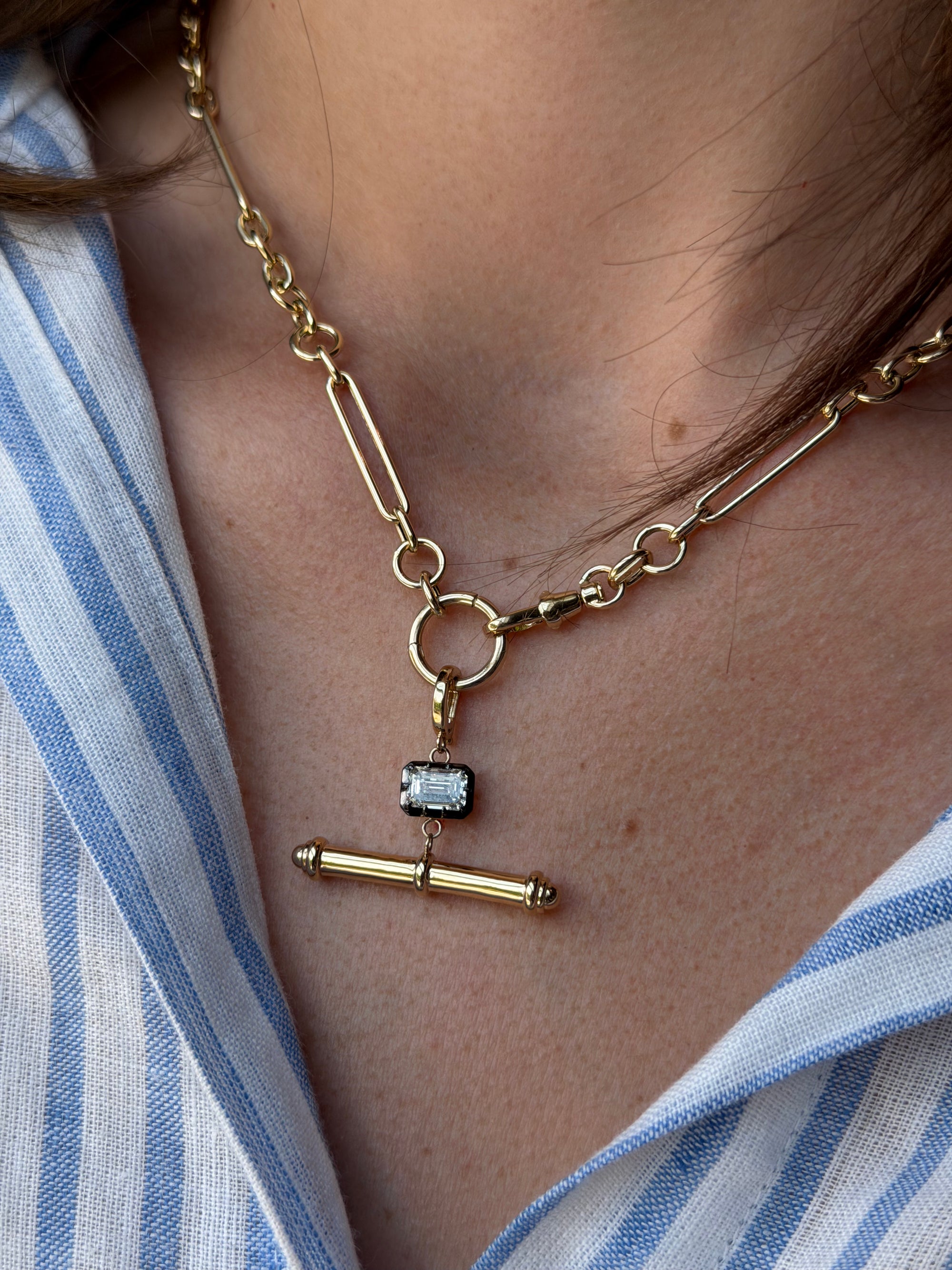 Eleanor Toggle Diamond Charm