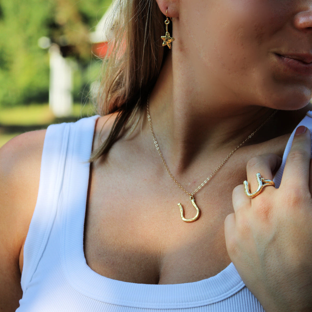 Horse shoe Necklace