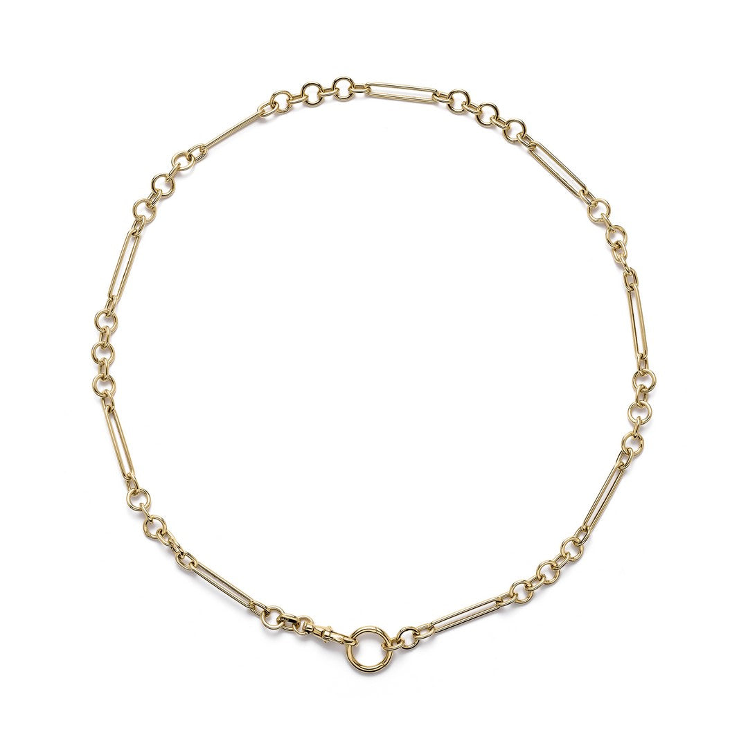 Theresa Long and short cable 14k Gold Chain