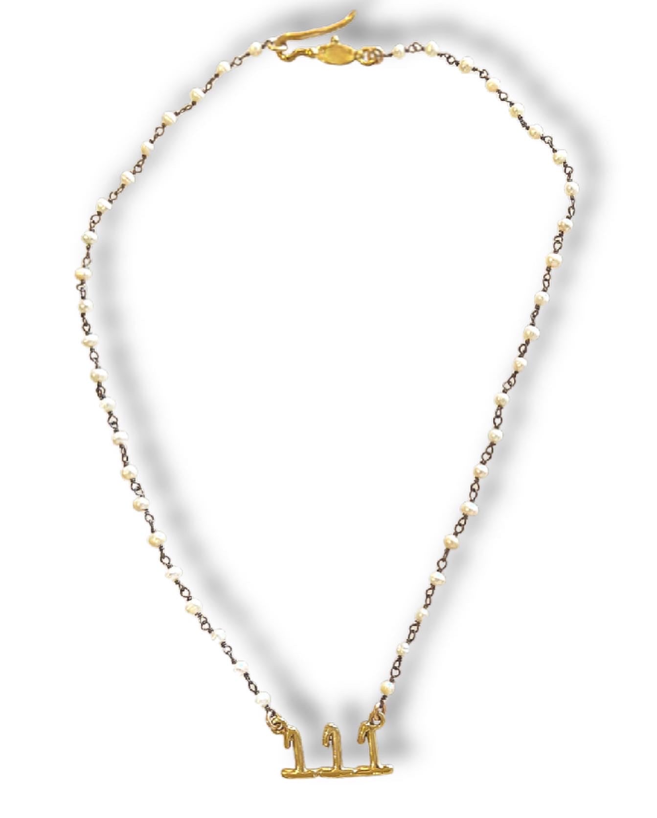 Cezanne Goldplated Angel Number 222 Necklace | TheBay