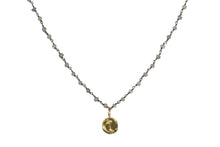 Single Charm Disc Necklace