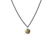 Single Charm Disc Necklace