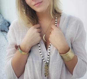 Crystal Luna Necklace