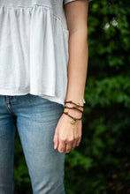 Single Charm Leather Bracelet