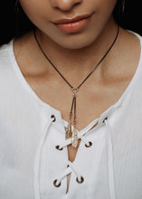 Two Feather Necklace