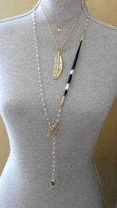 Quill Lariat Necklace